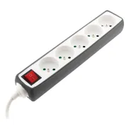 Regleta de 5 Enchufes Zenitech