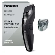 Cortadora de Cabello Inalámbrica Panasonic, 19 Longitudes, Impermeable