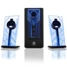 Altavoces Gaming 2.1 GOgroove BassPULSE con Subwoofer y LEDs