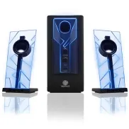 Altavoces Gaming 2.1 GOgroove BassPULSE con Subwoofer y LEDs