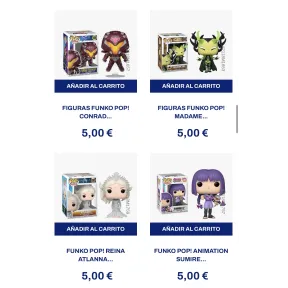 Envío gratis en Funkos desde 5€