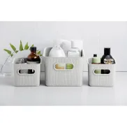 Cajas Organizadoras Tatay | Plástico Reciclado | Set de 3 Blancas