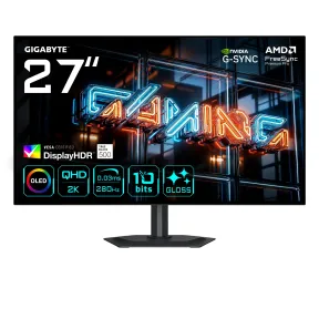 Monitor GIGABYTE 27" QHD WOLED 280Hz HDR True Black 500