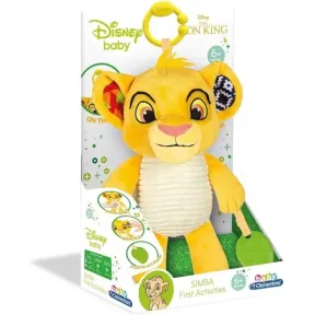 Peluche Texturas Rey León de Disney para bebés 6+ meses.