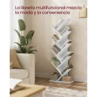 Estantería en Forma de Árbol VASAGLE, 9 Niveles, Blanco