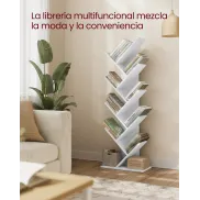 Estantería en Forma de Árbol VASAGLE, 9 Niveles, Blanco
