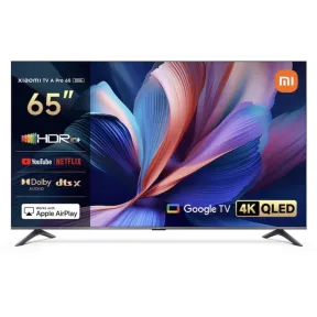 Xiaomi A Pro 65" QLED 4K UHD TV con Google TV y Dolby Audio