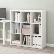 Estantería Reversible Furinno de 9 Cubos con Marco Grueso