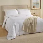 Funda nórdica de algodón Sage - Beige para cama de 90 cm