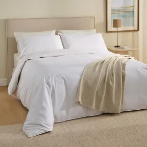 Funda nórdica de algodón Sage - Beige para cama de 90 cm