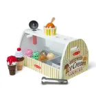 Puesto de Helados de Madera Melissa & Doug, 28 Piezas