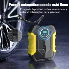 Inflador Digital de Neumáticos Portátil con Luces LED para Coche