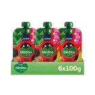 Bolsitas de Fresa y Plátano Blédina para Bebés, Pack 6