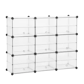 Cubos de Almacenamiento Organizador de Plástico con Puertas