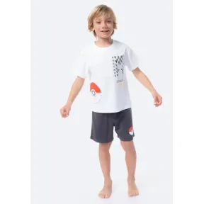 Pijama de niño Pokémon: pantalón y camiseta set