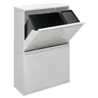 Cubo de Basura y Reciclaje de 4 Compartimentos Arregui 68 L