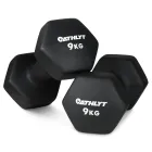 Mancuernas 9kg de neopreno para entrenamiento efectivo