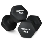 Mancuernas 9kg de neopreno para entrenamiento efectivo