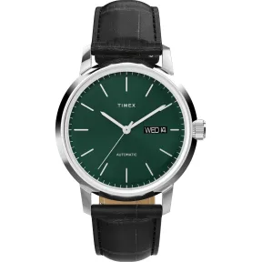 Reloj Automático Timex Marlin 40 mm con Correa de Piel