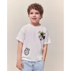 Camiseta Mickey de manga corta con licencia oficial
