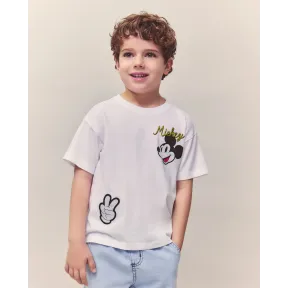 Camiseta Mickey de manga corta con licencia oficial