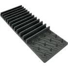 Escurridor de cocina en acero para platos y utensilios