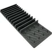 Escurridor de cocina en acero para platos y utensilios