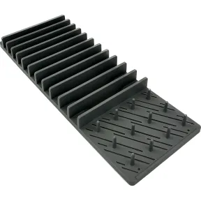 Escurridor de cocina en acero para platos y utensilios