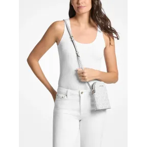 Bandolera Jet Set de Michael Kors en blanco y negro