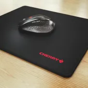 Alfombrilla XL Cherry MP 1000: Precisión y Bordes Cosidos