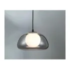 Lámpara colgante LED negra o blanca