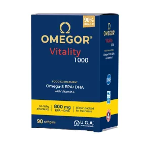 Omega-3 OMEGOR 1000 - 90 Cápsulas EPA y DHA Certificadas