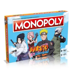Edición Naruto de MONOPOLY: Juego de Mesa para 2-6 Jugadores