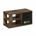 Mesa de Centro 3 Niveles 37x79x40cm con Tablero de 3cm