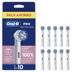 Recambios Originales para Oral-B Sensitive Clean: 10 Pzas