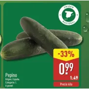 Pepino español a 0,99€ por kg
