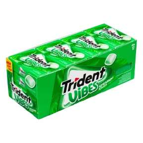 Chicles Sin Azúcar Trident Vibes Sabor Hierbabuena, 16 uds