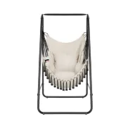 Alison silla colgante beige luxury