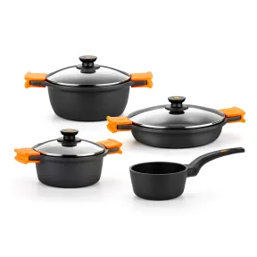 Batería de Cocina 7 Piezas Aluminio Fundido Antiadhesivo