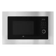 Microondas OMWG 2022-31 BI DM, 20L, 800W, Gris y Negro