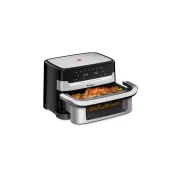 Freidora Moulinex Dual Easy Fry Flex, 9L, 7 programas, 2700W