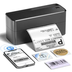 Impresora Térmica Bluetooth 4x6 para Etiquetas de Envío