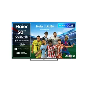 Haier S80G QLED 50'' 4K HDR10 con Google TV y Gaming 120Hz