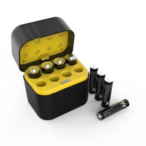 Pilas AAA Recargables 1,5V + Cargador Rápido LED - 8 Pzas.