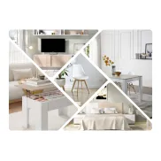 ATLANTA MAIA - Piso completo 36 con Sillas Nordic blancas