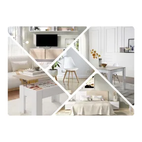 ATLANTA MAIA - Piso completo 36 con Sillas Nordic blancas