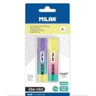 6 barras de pegamento MILAN en 3 paquetes de blíster
