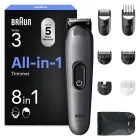Kit de afeitado 8 en 1 Braun AIO3540, ultrafina y versátil