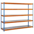 Estantería Industrial Ecoforte 2000x1500mm, 400kg, 5 estantes