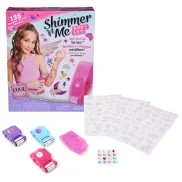 Tatuajes Temporales Shimmer Me Body Art con Rodillo y Joyas